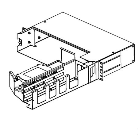 PivotSystem 2RU Fiber Termination Patch/Splice Panel