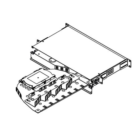 SwingSystem 1RU Fiber Termination Patch/Splice Panel