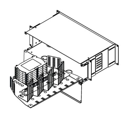 SwingSystem 3RU Fiber Termination Patch/Splice Panel
