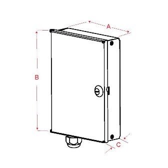 Wall Mount Fiber Termination Patch/Splice Box