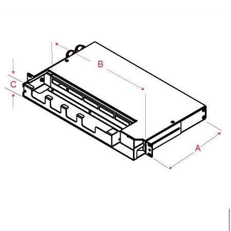 PivotSystem 1RU Fiber Termination Patch/Splice Panel