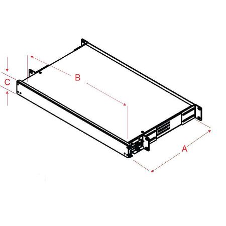 SwingSystem 1RU Fiber Termination Patch/Splice Panel